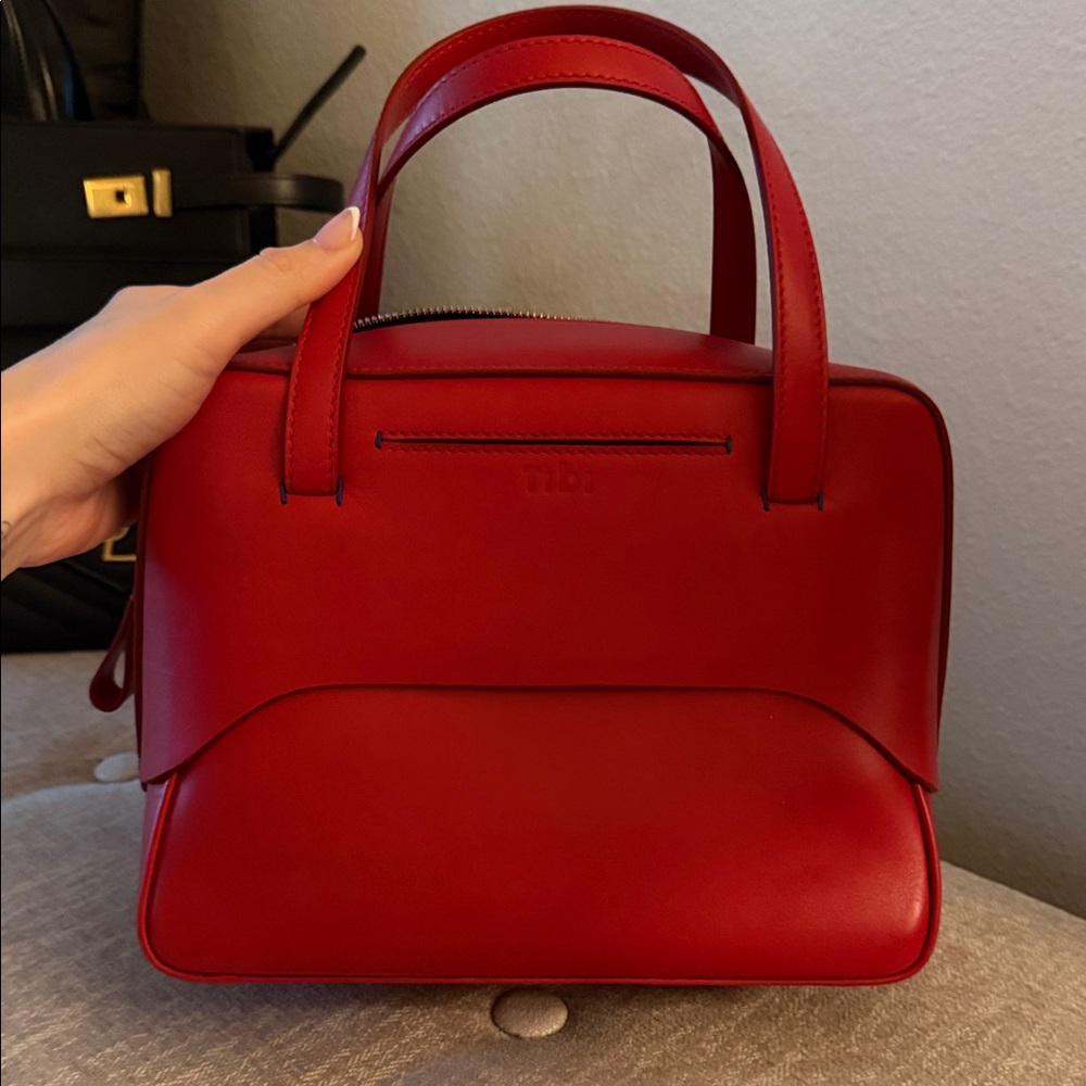 Tibi Mignon Leather Handbag (Chapeau Collection by Miriam Schaefer)